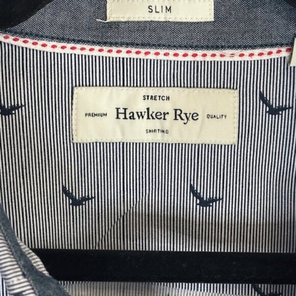 Hawker‎ Rye Slim Stretch men's  short sleeve button down shirt Hawker Rye - Picture 2 of 5